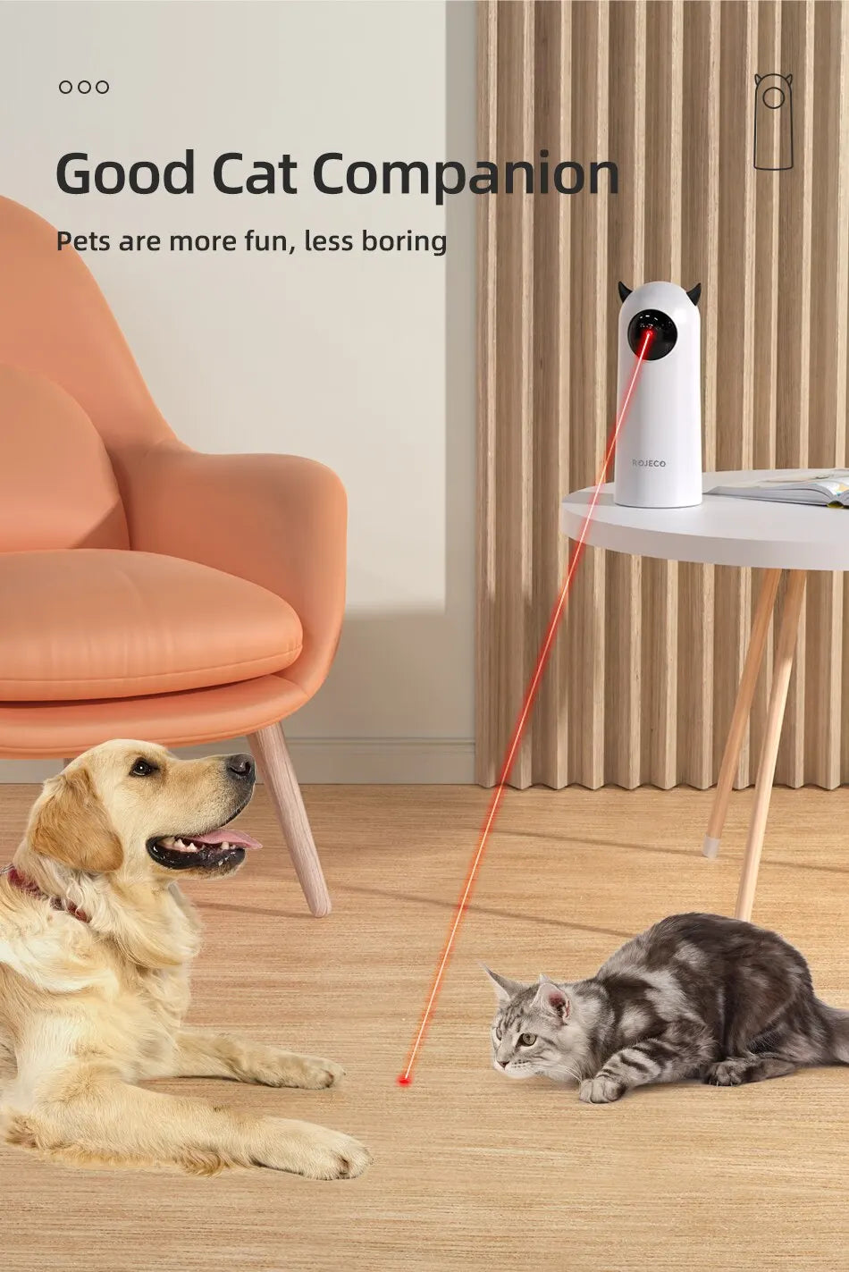 Automatic interactive cat toy.An exciting new product for your cat